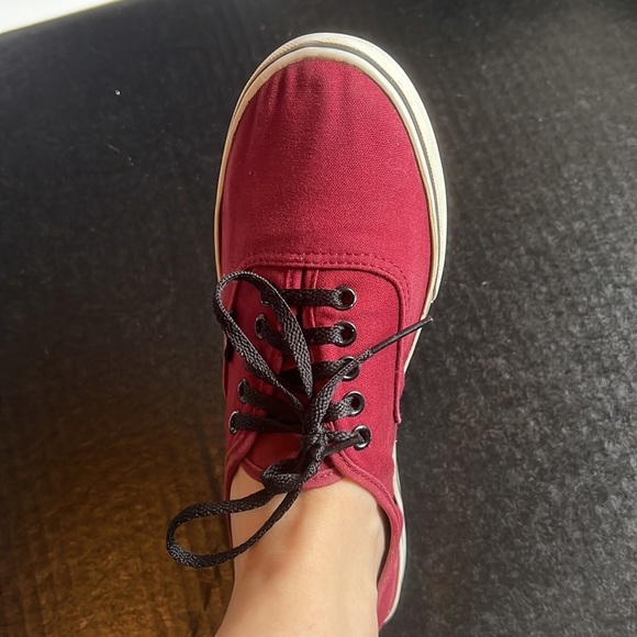 VANS Maroon Lace-up Sneakers | Size 8.5 women’s - Picture 7 of 7